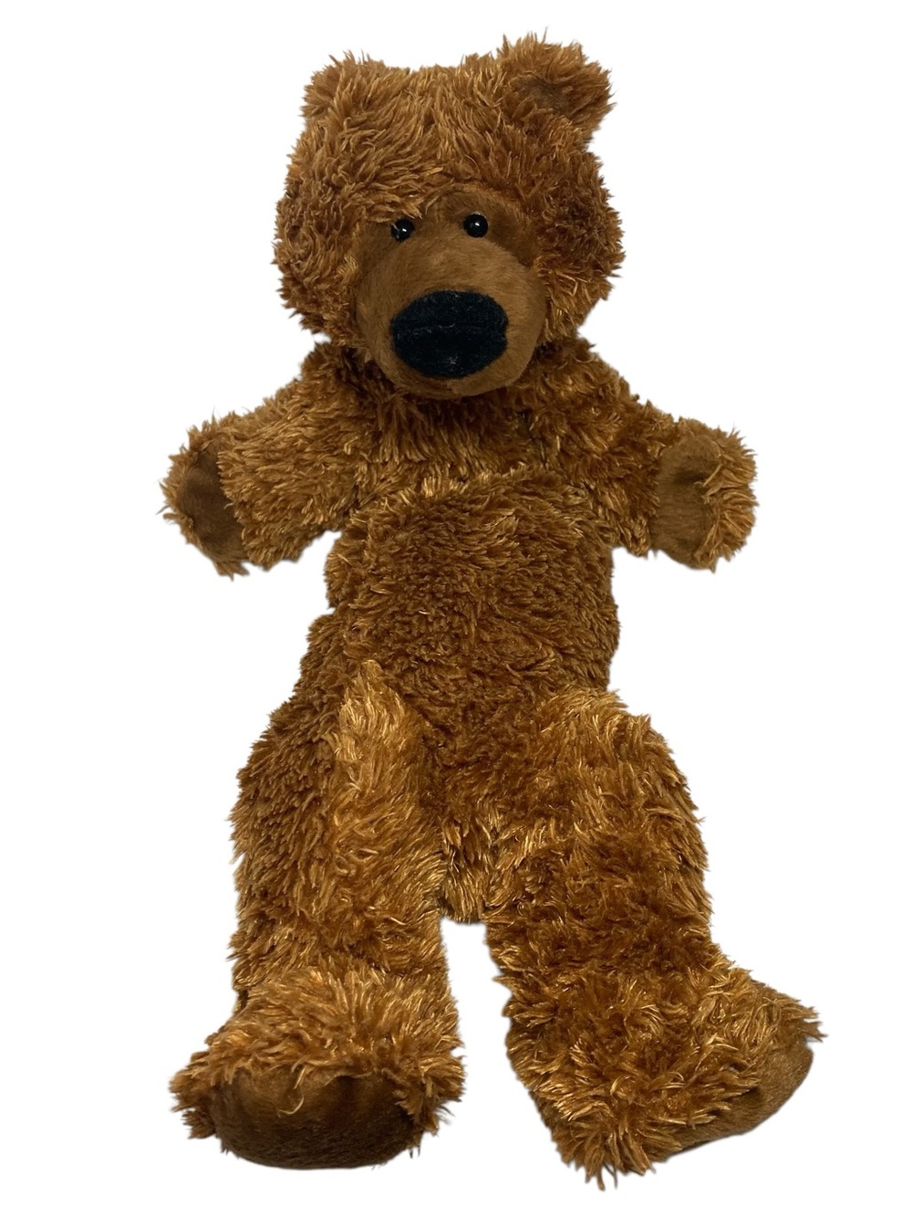 VTG Princess Soft Toys Longfellow Brown Bear 17" Stuffed Plush Beanbag 2004.